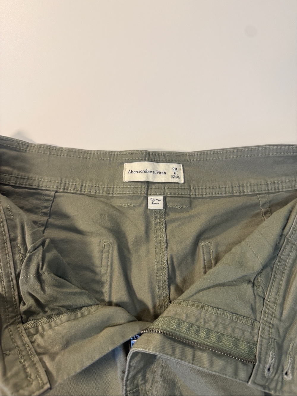 Abercrombie & Fitch Curve Love Cargo Pants Bundle Women's 28 Long - Picture 4 of 16